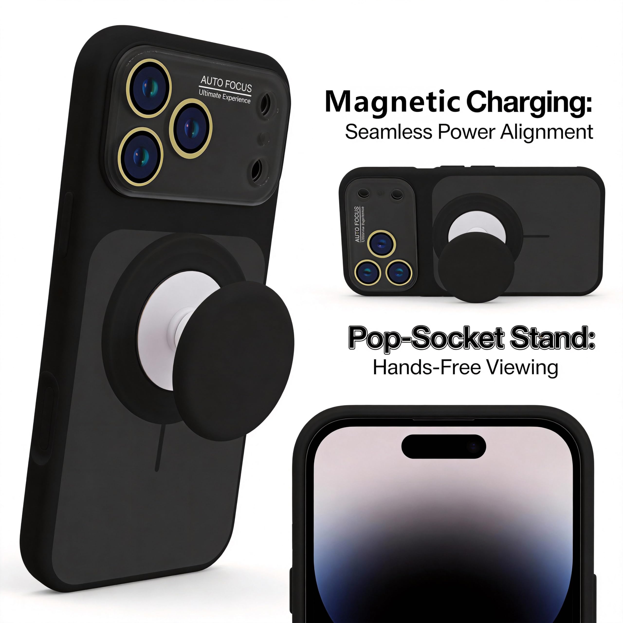 Amazon.co.jp: XZC iPhone 16 Pro Max ケース MagSafe対応 全面カメラ
